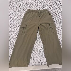 Women’s Olive Cargo Jogger Pants